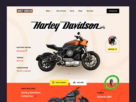 harley davidson website.